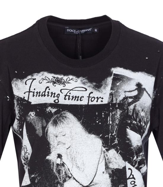 25FW 돌체앤가바나 반팔 티셔츠 F8V90T GDDH4S9000 Black - DOLCE & GABBANA