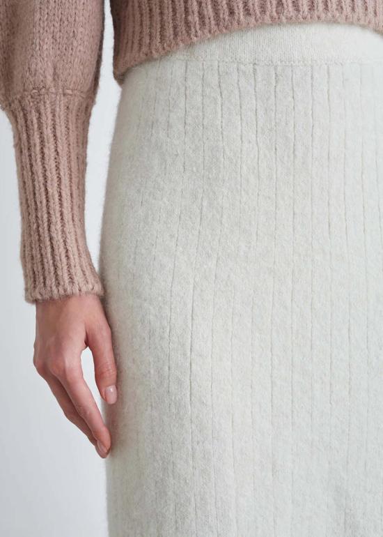  일레븐 식스 미디 스커트 피아 튜브 스커트 - ELEVEN SIX