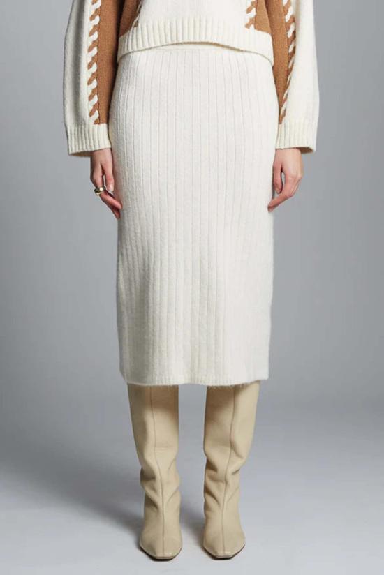  일레븐 식스 미디 스커트 피아 튜브 스커트 - ELEVEN SIX