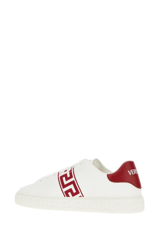 25SS 베르사체 스니커즈 10144601A10303 2WR70 WHITE RED - VERSACE