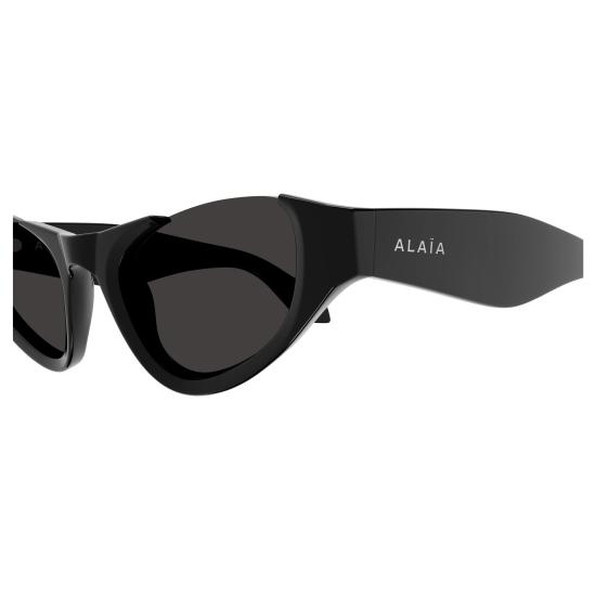 25FW 알라이아 선글라스 AA0076S 001 BLACK BLACK GREY - ALAIA