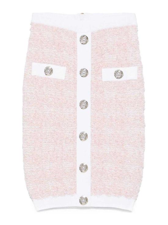 25FW 발망 미디 스커트 FF1LC016KI72OIN Nude Neutrals