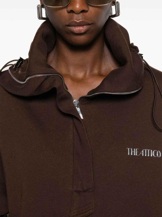  디 아티코 가디건 251WCB00091JJF007AA204 Brown - THE ATTICO