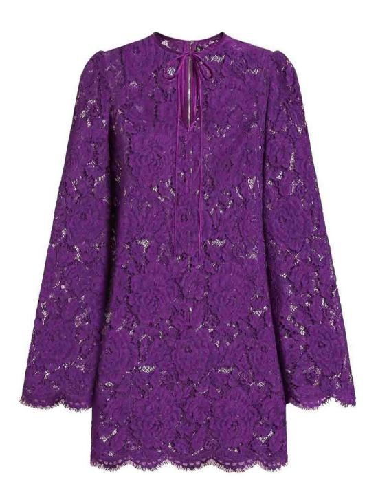  돌체앤가바나 미디 원피스 F6DJOTHLM7LF0571 Purple