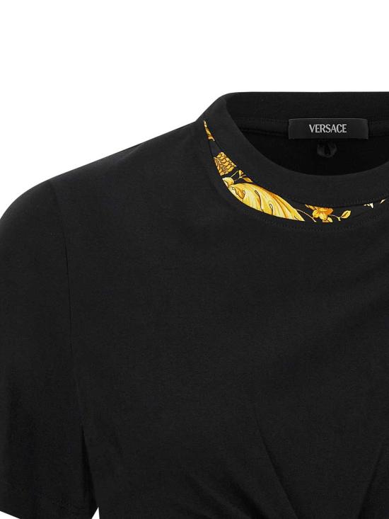  베르사체 반팔 티셔츠 10209011A148331B000 Black - VERSACE