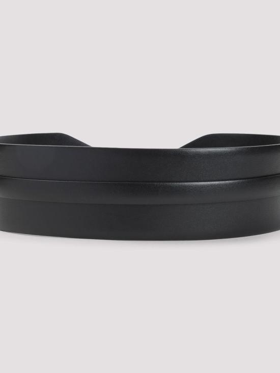 27SS 알라이아 와이드 벨트 AA1C331MCA332999 Black - ALAIA