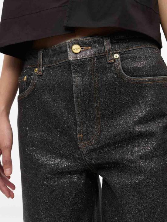 25FW 가니 스트레이트 팬츠 J1803006 Black - GANNI