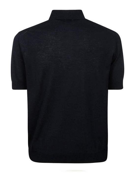 26SS 필리포 드 로렌티스 폴로 티셔츠 PL1MCCR14R890 Dark Blue - FILIPPO DE LAURENTIIS