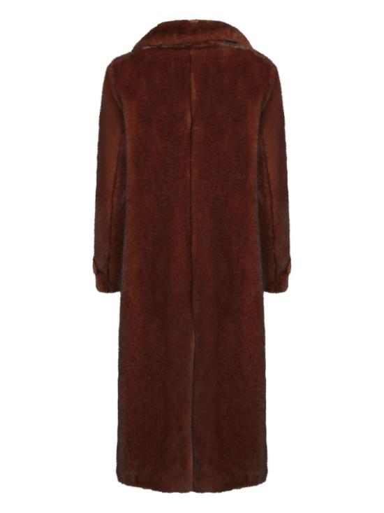 25FW 에르노 얼터너티브 멜란지 밍크 퍼 코트 GC000545D 127398800 Brown - HERNO