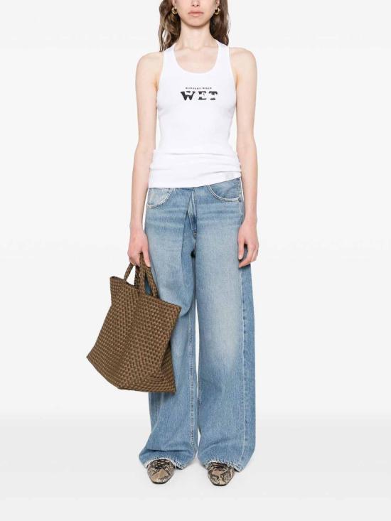  스텔라 맥카트니 민소매 티셔츠 LS25E061000000 White - STELLA MCCARTNEY