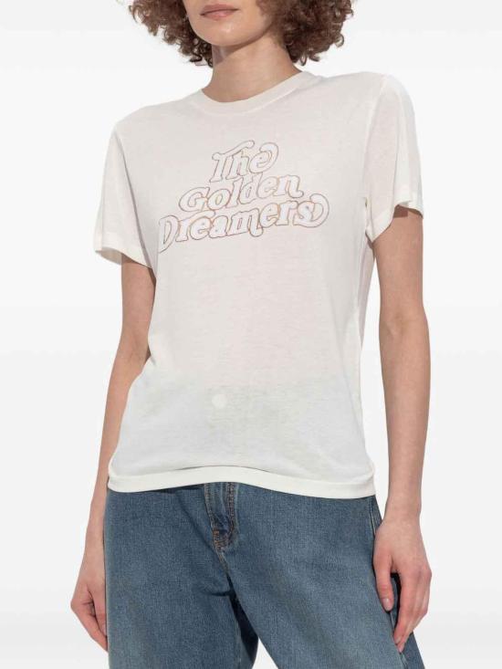 26SS 골든구스 반팔 티셔츠 GWP02322P00211611616 White - GOLDEN GOOSE