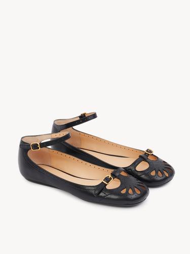 25FW 끌로에 뮬/슬리퍼 CH25W14VUN 001 Black - CHLOE