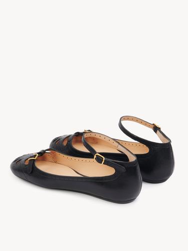 25FW 끌로에 뮬/슬리퍼 CH25W14VUN 001 Black - CHLOE