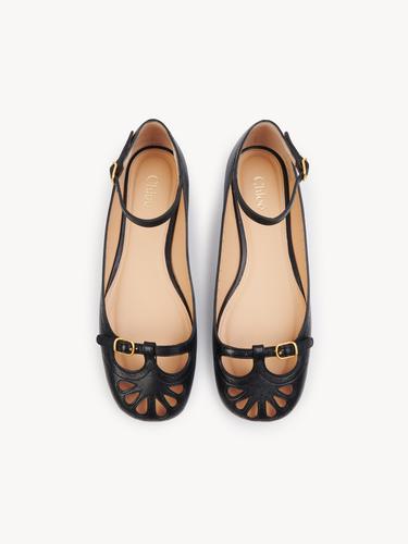 25FW 끌로에 뮬/슬리퍼 CH25W14VUN 001 Black - CHLOE