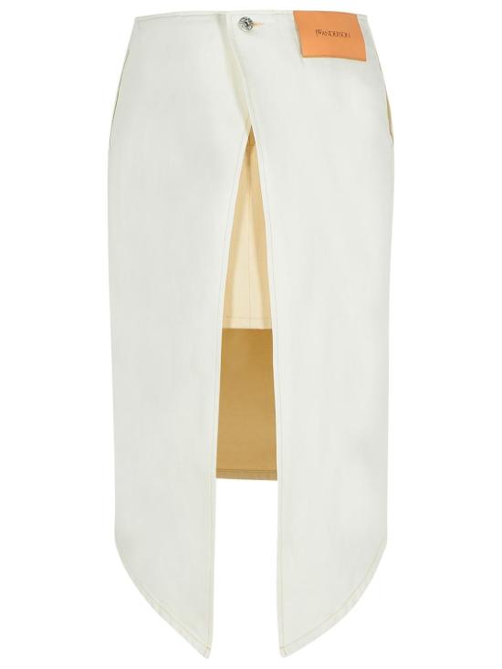 25SS JW앤더슨 미디 스커트 DK0027 PG1772171 White - JW ANDERSON