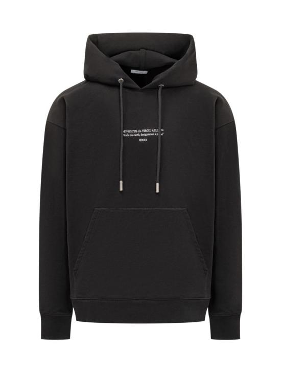 25FW 오프화이트 스웨터 OMBB085F25FLE016 1001 Black