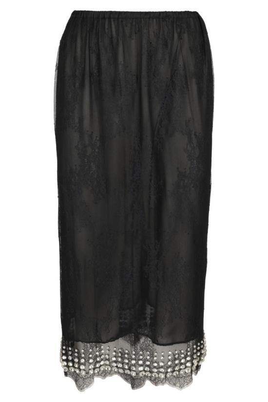  Chb Christian Boaro 미디 스커트 SK09 EM11 092 Black