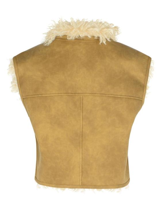 25FW 이자벨마랑에뚜왈 CLARA 클라라 퍼 시어링 베스트 GI0060FA C3A01E50TA Beige - ISABEL MARANT ETOILE