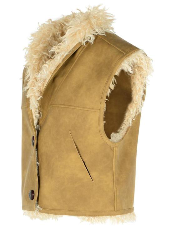 25FW 이자벨마랑에뚜왈 CLARA 클라라 퍼 시어링 베스트 GI0060FA C3A01E50TA Beige - ISABEL MARANT ETOILE