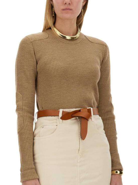  이자벨마랑에뚜왈 스웨터 PU0515FA B3L07E50CM Brown - ISABEL MARANT ETOILE