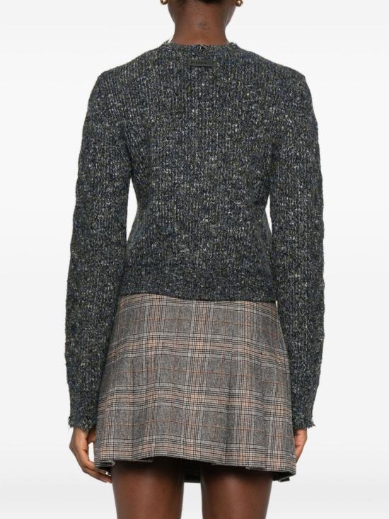 25FW 핑코 가디건 WALKINGIN105969 A2YBIG1 Grgio blu verde - PINKO