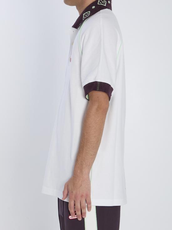 25FW 카사블랑카 반팔 티셔츠 AW25JTP435 WHITE - CASABLANCA