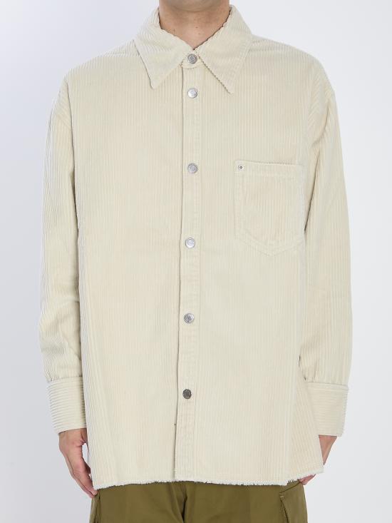 25FW 아미 긴팔 셔츠 USH793 WHITE