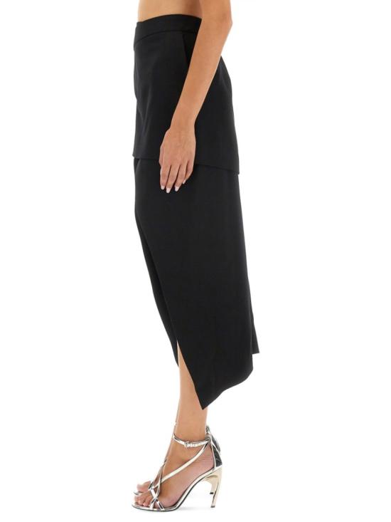  알렉산더 맥퀸 미디 스커트 804732 QJACH1000 Black - ALEXANDER MCQUEEN