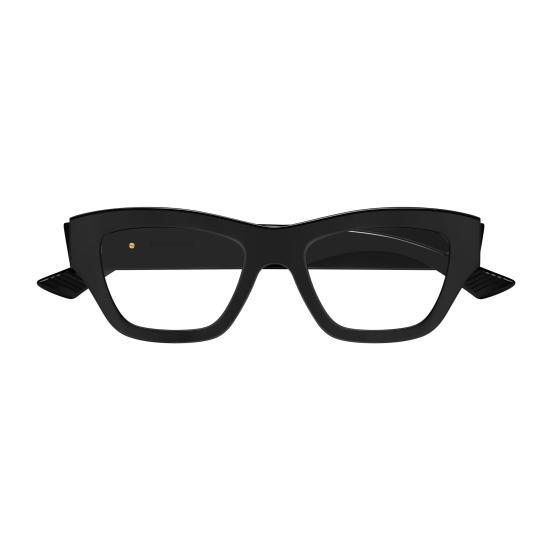 25FW 보테가베네타 안경 BV1360O 005 BLACK BLACK TRANSPARENT - BOTTEGA VENETA
