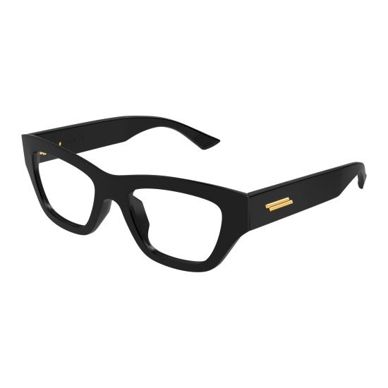 25FW 보테가베네타 안경 BV1360O 005 BLACK BLACK TRANSPARENT - BOTTEGA VENETA