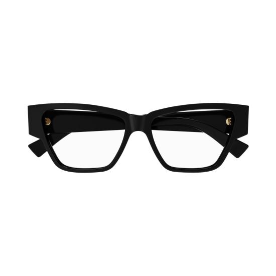 25FW 보테가베네타 안경 BV1288O 001 BLACK BLACK TRANSPARENT - BOTTEGA VENETA