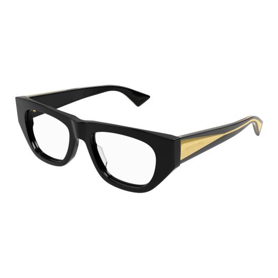 25FW 보테가베네타 안경 BV1279O 001 BLACK CRYSTAL TRANSPARENT - BOTTEGA VENETA