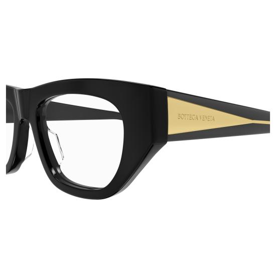 25FW 보테가베네타 안경 BV1279O 001 BLACK CRYSTAL TRANSPARENT - BOTTEGA VENETA