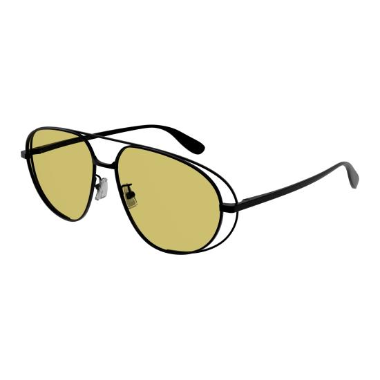 25FW 보테가베네타 선글라스 BV1344S 002 BLACK BLACK YELLOW - BOTTEGA VENETA