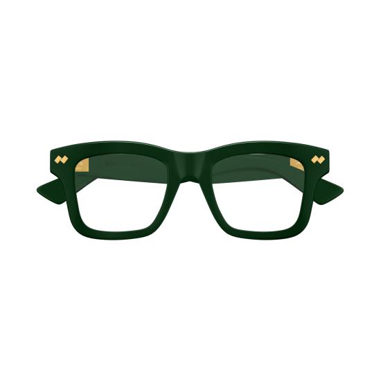 25FW 보테가베네타 안경 BV1353O 008 GREEN GREEN TRANSPARENT - BOTTEGA VENETA