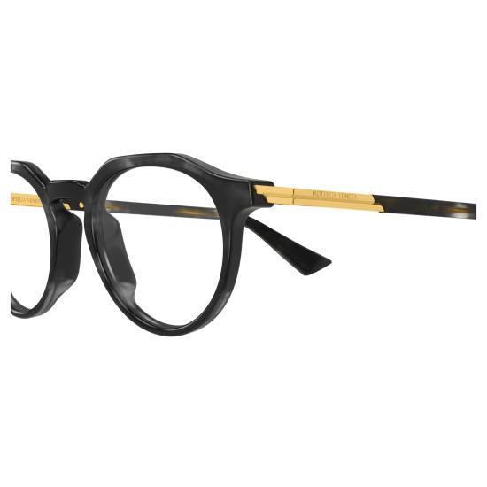 25FW 보테가베네타 안경 BV1263O 005 BLACK BLACK TRANSPARENT - BOTTEGA VENETA