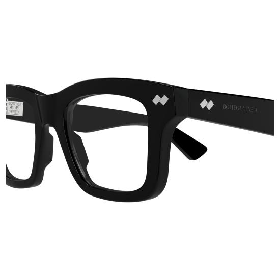 25FW 보테가베네타 안경 BV1353O 005 BLACK BLACK TRANSPARENT - BOTTEGA VENETA