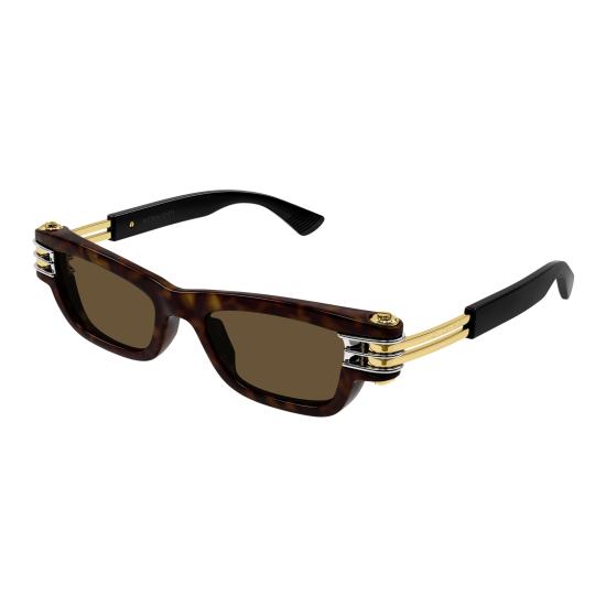 25FW 보테가베네타 선글라스 BV1308S 002 HAVANA GOLD BROWN - BOTTEGA VENETA