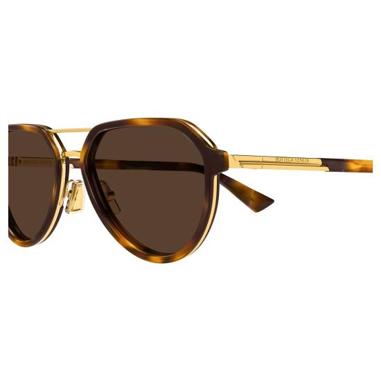 25FW 보테가베네타 선글라스 BV1373S 002 HAVANA GOLD BROWN - BOTTEGA VENETA