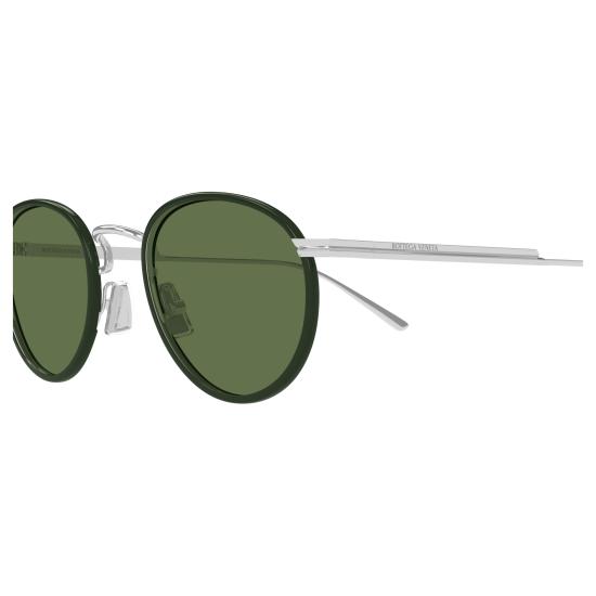25FW 보테가베네타 선글라스 BV1389S 003 SILVER SILVER GREEN - BOTTEGA VENETA