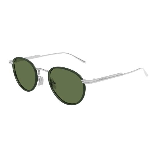 25FW 보테가베네타 선글라스 BV1389S 003 SILVER SILVER GREEN - BOTTEGA VENETA