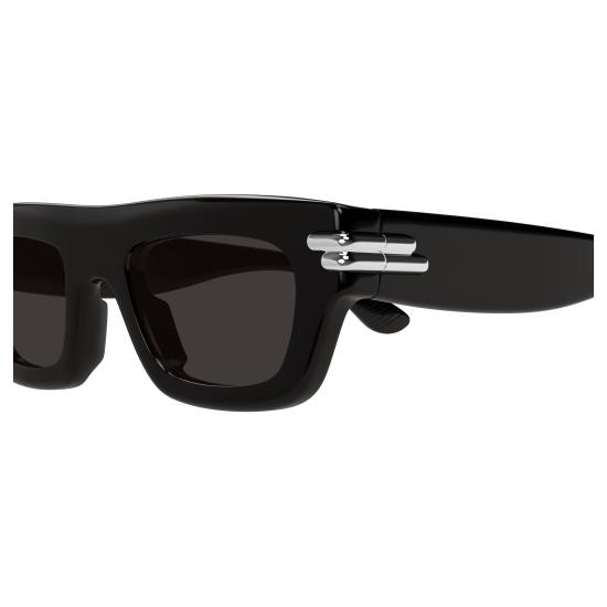 25FW 보테가베네타 선글라스 BV1321S 001 BLACK BLACK GREY - BOTTEGA VENETA