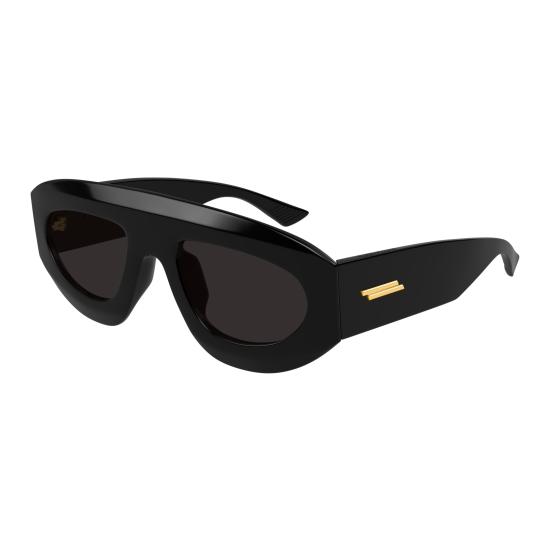 25FW 보테가베네타 선글라스 BV1358S 001 BLACK BLACK GREY - BOTTEGA VENETA