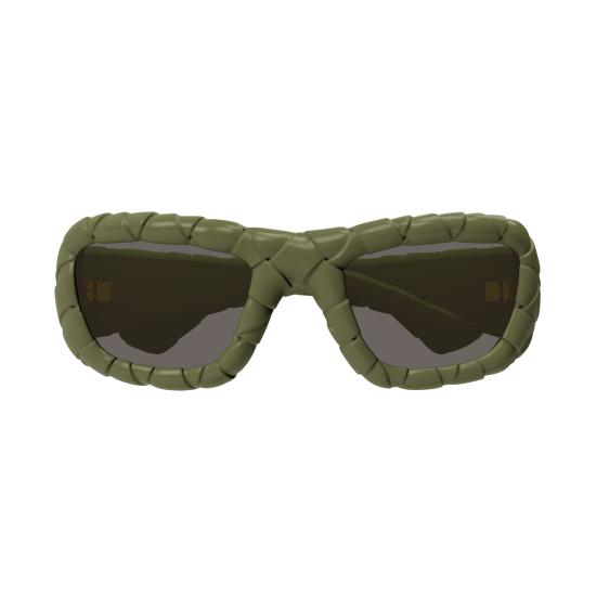 25FW 보테가베네타 선글라스 BV1303S 002 GREEN GREEN BROWN - BOTTEGA VENETA