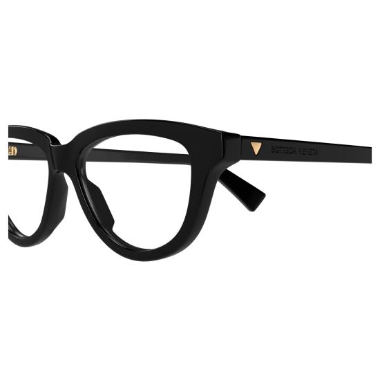 25FW 보테가베네타 안경 BV1366O 001 BLACK BLACK TRANSPARENT - BOTTEGA VENETA