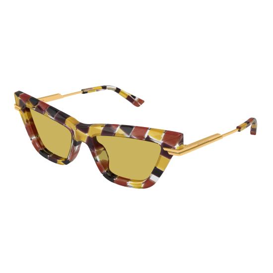 25FW 보테가베네타 선글라스 BV1241S 005 MULTICOLOR GOLD YELLOW - BOTTEGA VENETA