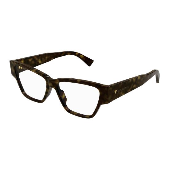 25FW 보테가베네타 안경 BV1288O 002 HAVANA HAVANA TRANSPARENT - BOTTEGA VENETA