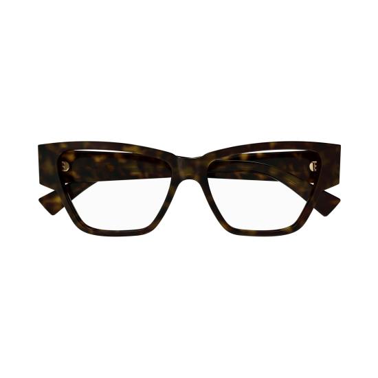 25FW 보테가베네타 안경 BV1288O 002 HAVANA HAVANA TRANSPARENT - BOTTEGA VENETA