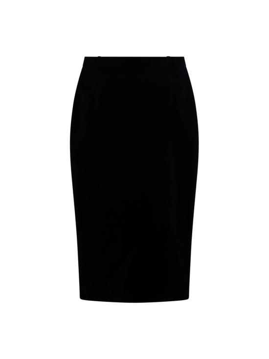 25FW 생로랑 미디 스커트 826769 Y580T 1000 NOIR - SAINT LAURENT