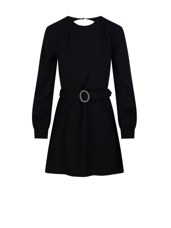 25FW 생로랑 숏 원피스 819619 Y012W 1000 NOIR